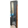 Image 1 : TALL BLACK & GLASS DISPLAY CABINET * NO SHELVES*