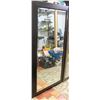 Image 1 : LARGE BLACK FRAMED HALLWAY MIRROR *WEAR & TEAR*
