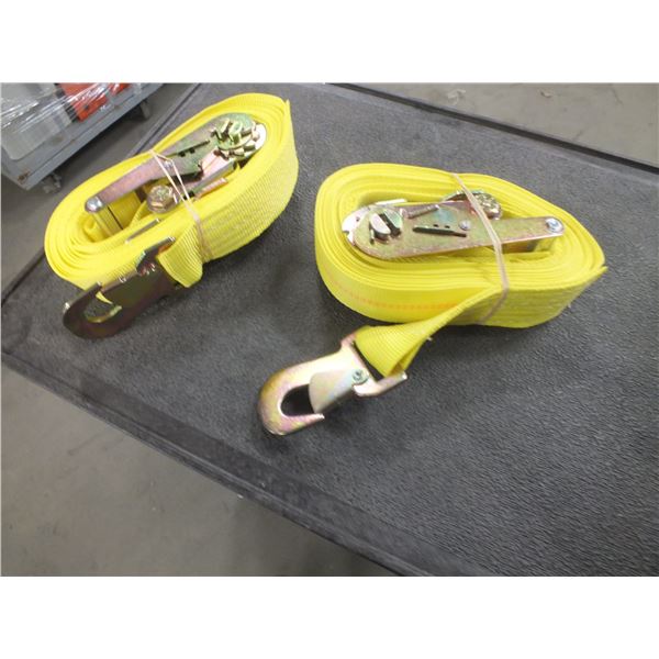 2 Ratchet Tie Down Straps