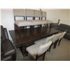 Image 2 : large Wooden Dinning Room Table w/ 8 Chairs