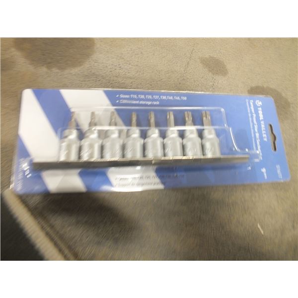 6 9pc Star Bit Socket Sets