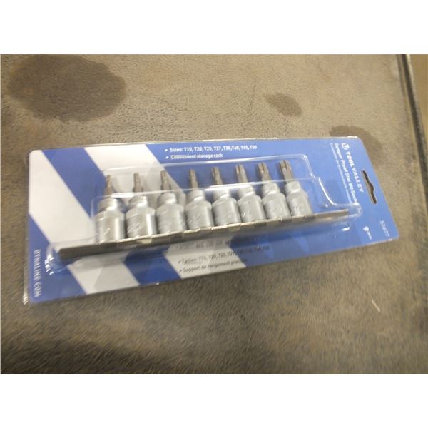 6 9pc Star Bit Socket Sets