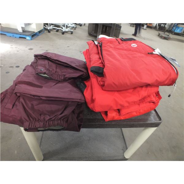 4 Pairs Of Small Ski Pants