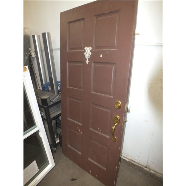Brown door