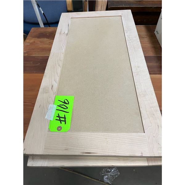 3 Unfinished Cupboard Doors