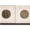 Image 2 : 1900 & 1915 VERY GOOD SILVER BARBER QUARTERS