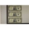 Image 1 : 3-$1 SILVER CERTIFICATES: 1957, 57-A & 57-B