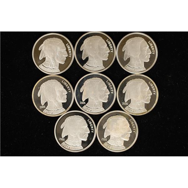 8-2005 PF REPLICAS OF A US $1 BUFFALO. EACH IS