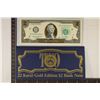 Image 1 : 2013 22KT GOLD EDITION US $2 FRN CRISP UNC IN