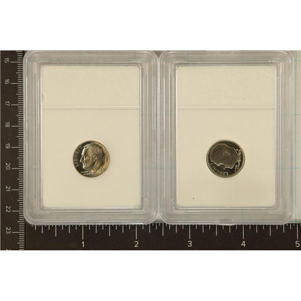 1969-S AND 1979-S ROOSEVELT DIMES BOTH PROOFS