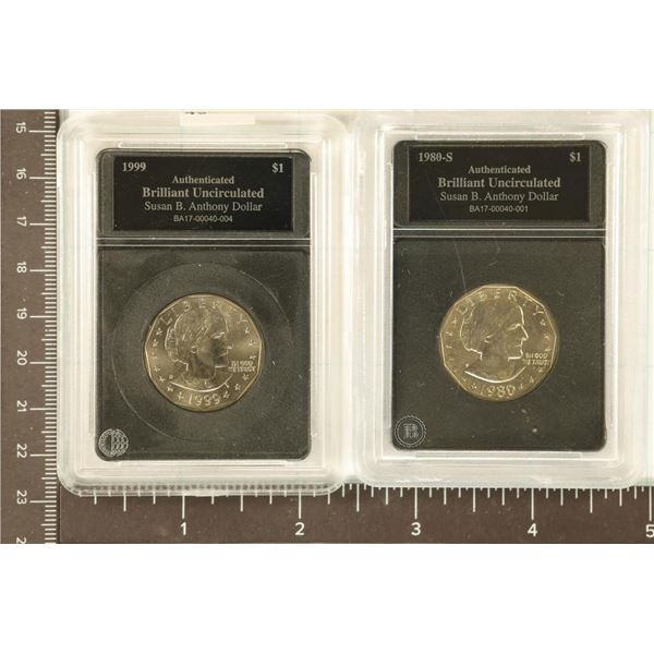 1980-S BU & 1999 BU SBA DOLLARS