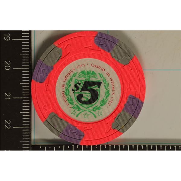 $5 CASINO DE ISTHMUS CITY