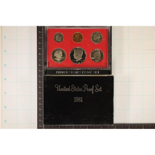 1981 US PROOF SET (WITH BOX)