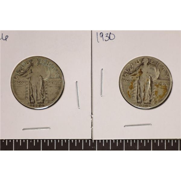 1926 & 1930 STANDING LIBERTY QUARTERS