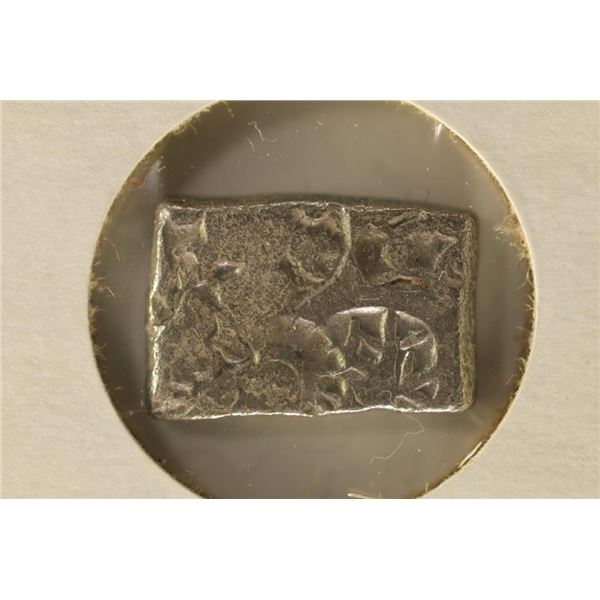 INDIA SILVER PUNCH COIN FROM 400B.C.-100A.D.