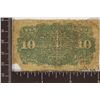Image 2 : 1863 TEN CENT US FRACTIONAL CURRENCY TOUGHER