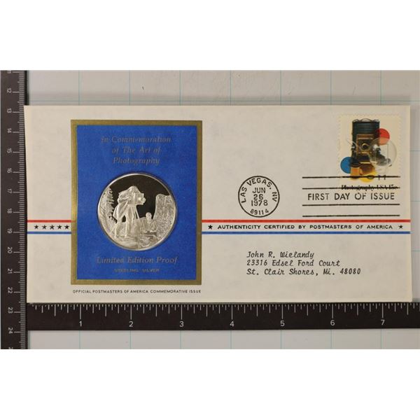 .8 OZ. PF STERLING SILVER ROUND IN FDC "THE ART