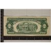 Image 2 : 1953-C US $2 RED SEAL STAR NOTE CRISP WITH FOLDS