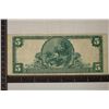 Image 2 : 1902 LARGE SIZE $5 NATIONAL CURRENCY 1ST NATIONAL