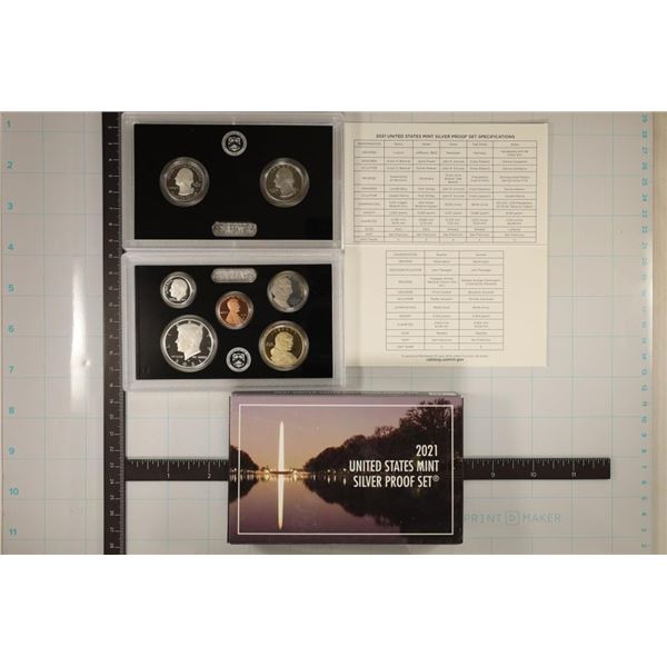 BETTER DATE 2021 US SILVER PROOF SET (WITH BOX)