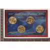 Image 1 : 2008 US PRESIDENTIAL 4 COIN SET IN HARD PLASTIC