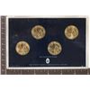 Image 2 : 2008 US PRESIDENTIAL 4 COIN SET IN HARD PLASTIC