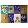 Image 1 : 8-FRANKLIN MINT HOLIDAY METAL ROUNDS IN CARDS ALL