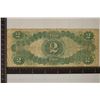 Image 2 : 1917 US LARGE SIZE $2 RED SEAL HORSEBLANKET BILL