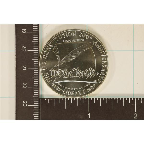 1987-P US UNC SILVER DOLLAR CONSTITUTION