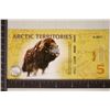Image 1 : 2012 ARCTIC TERRITORIES 5 POLAR DOLLAR CU POLYMER