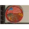 Image 1 : $5 BRONCO BILLY'S CASINO CHIP 1997 4TH OF JULY