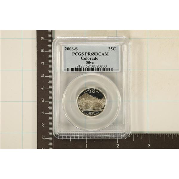2006-S SILVER COLORADO QUARTER PCGS PR69 DCAM