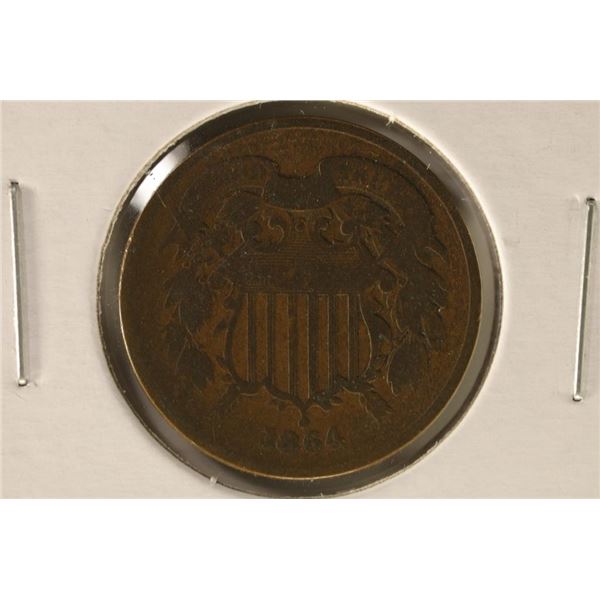1864 US TWO CENT PIECE