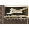 Image 1 : 1.02 TROY OZ. PF STERLING SILVER AIRPLANE INGOT: