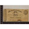 Image 1 : 1863 STATE OF ALABAMA 10 CENT OBSOLETE BANK NOTE
