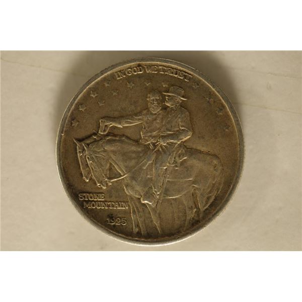 1925 STONE MT. MEMORIAL US COMMEMORATIVE HALF