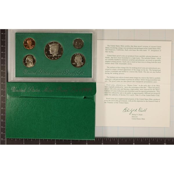 1997 US PROOF SET (WITH BOX) & WITH CERTIFICATE