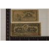Image 1 : 2-1800'S CUBA BILLS 1896 5 CENTAVO 1897 20 CENTAVO