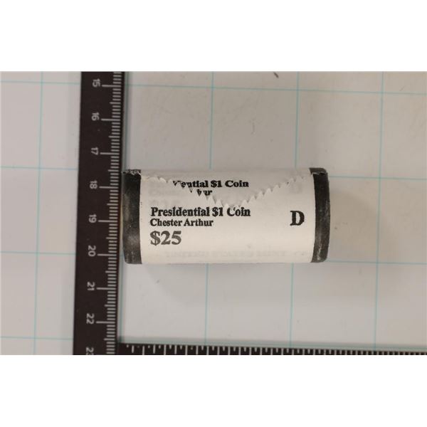 2012-D SOLID DATE $25 ROLL OF BRILLIANT UNC