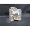 Image 1 : Sterling Silver Custom Made Bracelet with Horse Figure