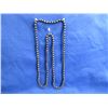 Image 1 : Black & Brown Colored Pearl Necklace - 36 Inch