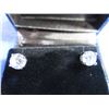 Image 1 : Diamond Earrings 2.00 ct with 18K White Gold Setting