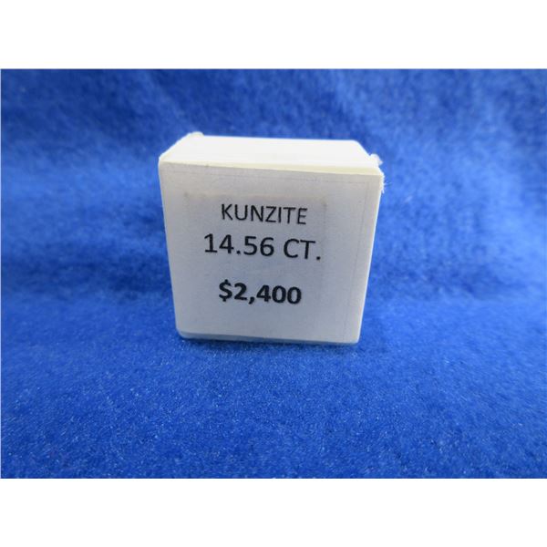 Precious Gem - Kunzite 14.56 ct. for Custom Jewelry
