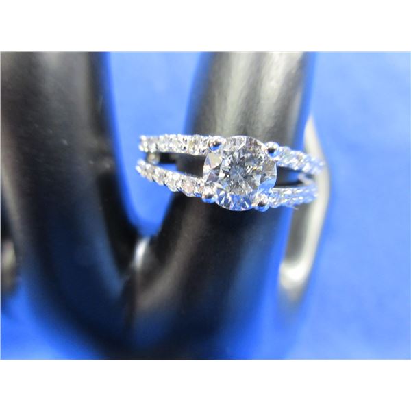 Lady's 14K White Gold with 1.00 ct. Diamond Engagement Ring