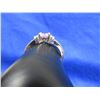 Image 3 : Lady's Sterling (.925) Silver Ring with Pink Stone & Crystals