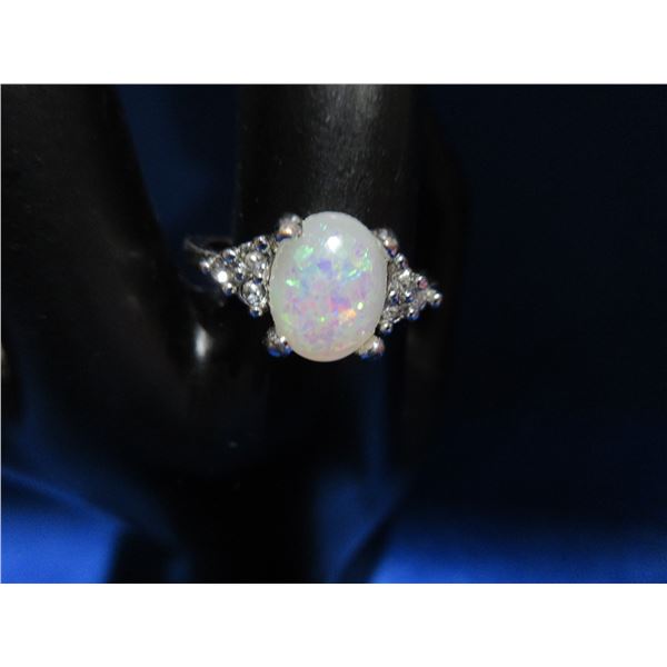 Opal Ring - No Markings - Size 8 1/2