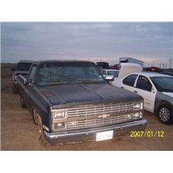 85 CHEV   1/2 TON    PK