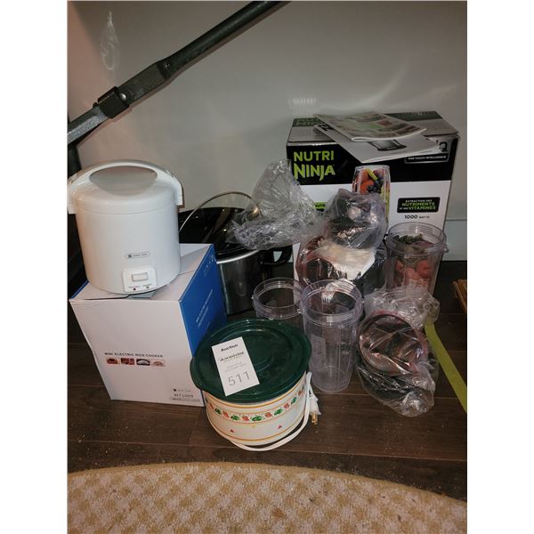Rice Cooker, Nutri Ninja, Crockpot A