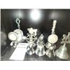 Image 1 : Silver Plate, Pewter Bells A