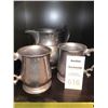 Image 1 : Pewter Mugs, Pitchers A